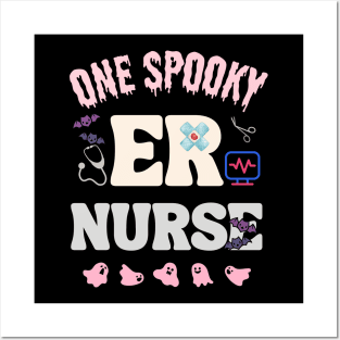 One Spooky ER Nurse Halloween Posters and Art